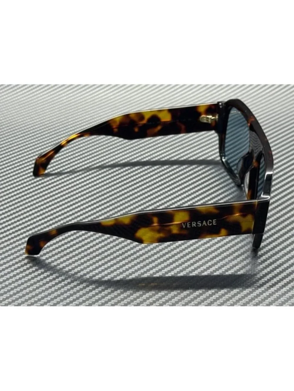 New Versace Men Havana Sunglasses 56-18-145